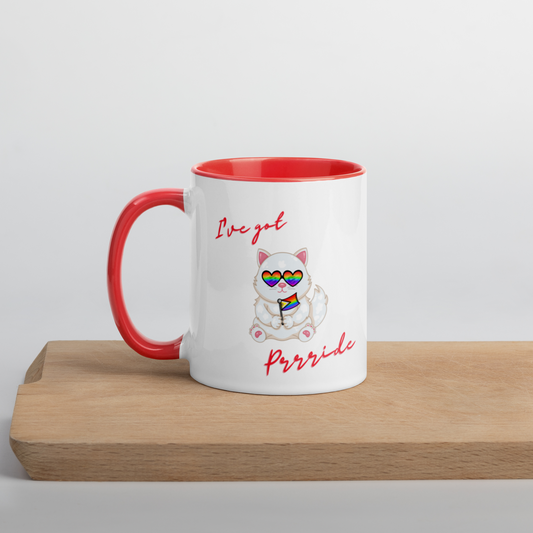 Pride Kitty Mug with Color Inside